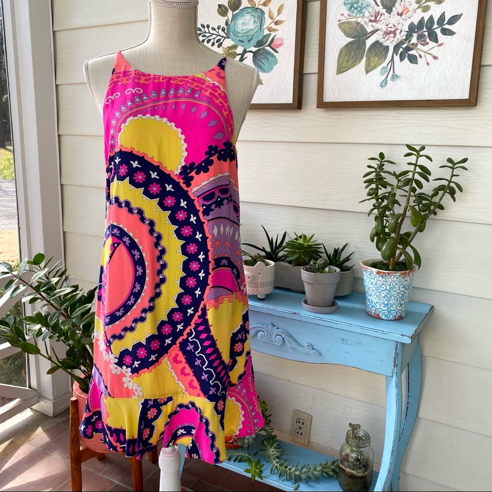 🌺Alice & Trixie 100% SILK DRESS - Picture 3 of 7